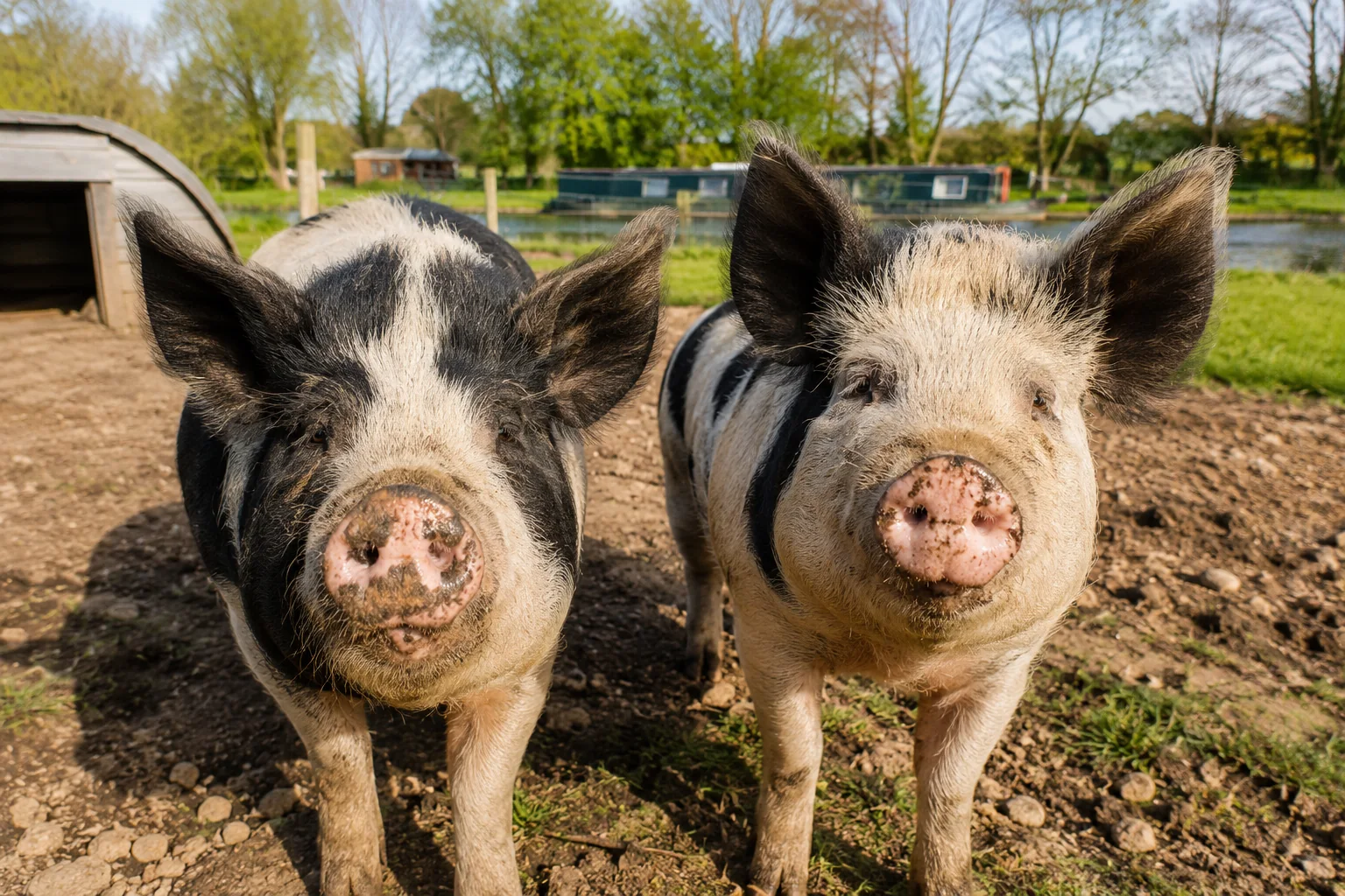 Pigs at The Pig Place